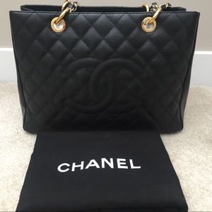 SOLD!!! SOLD!!! CHANEL GRAND SHOPPER CAVIAR TOTE
